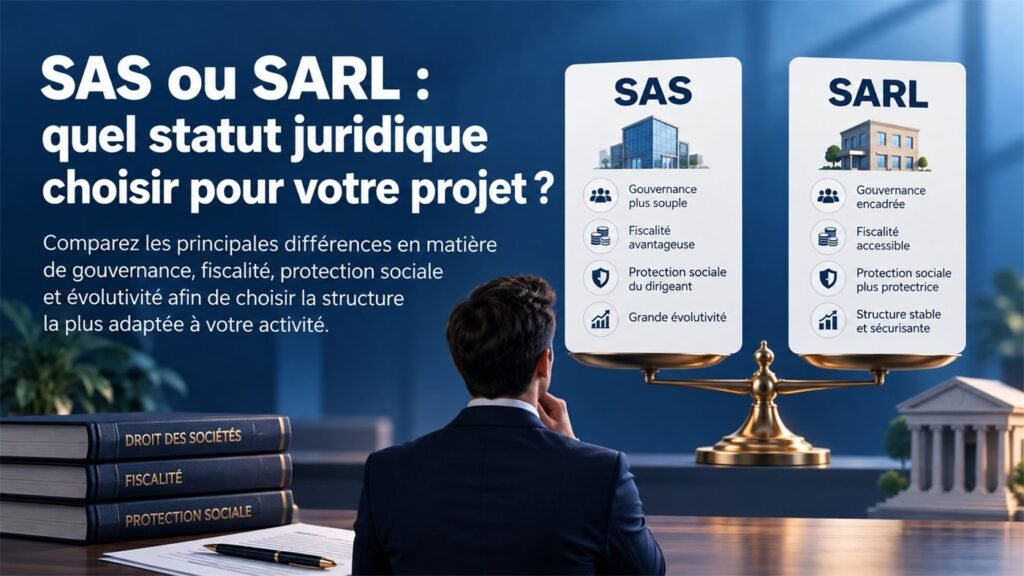 SAS ou SARL : quel statut juridique choisir pour votre projet ?