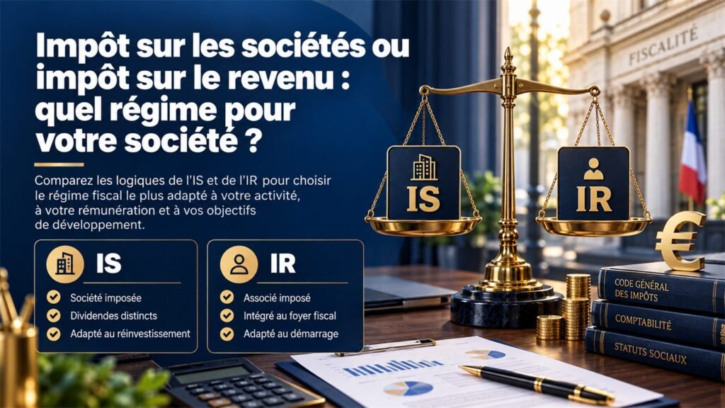 Impôt sur les sociétés ou impôt sur le revenu : quel régime pour votre société ?